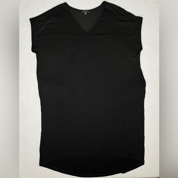 Universal Standard Sz M(18-20) Liquid Jersey Black Dress EUC Plus Size Basics - Picture 2 of 7